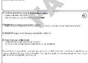 Scanned text of a formal letter or document with numbered sections and possible Chinese characters.