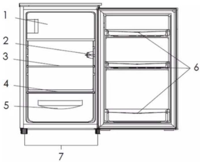 MOULINEX MSTTR106SL - NOMS DES PIECES - 1