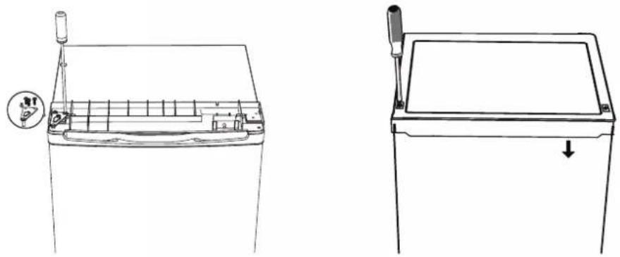 MOULINEX MSTTR106SL - INVERSION DU SENS D'OUVERTURE DE LA PORTE - 8