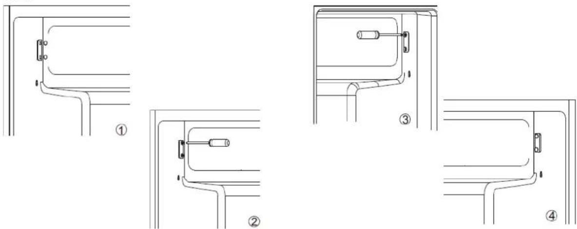 MOULINEX MSTTR106SL - DRAAIRICHTING VAN DE DEUR WIJZIGEN - 4