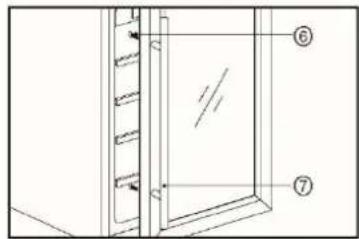 LA SOMMELIERE VIP280V - Installing the handle (VIP330P) - 1
