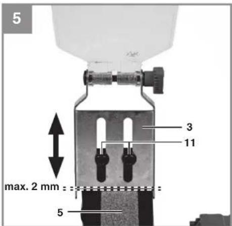 5 3 11 max. 2 mm 5