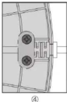 Nevoox LF 2000 UV-C - Installation of base plate and power cable - 4