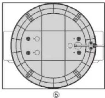 Nevoox LF 2000 UV-C - Installation of base plate and power cable - 5