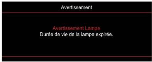 OPTOMA EH401 - Remplacement de la lampe (Personnel d'entretien uniquement) - 1