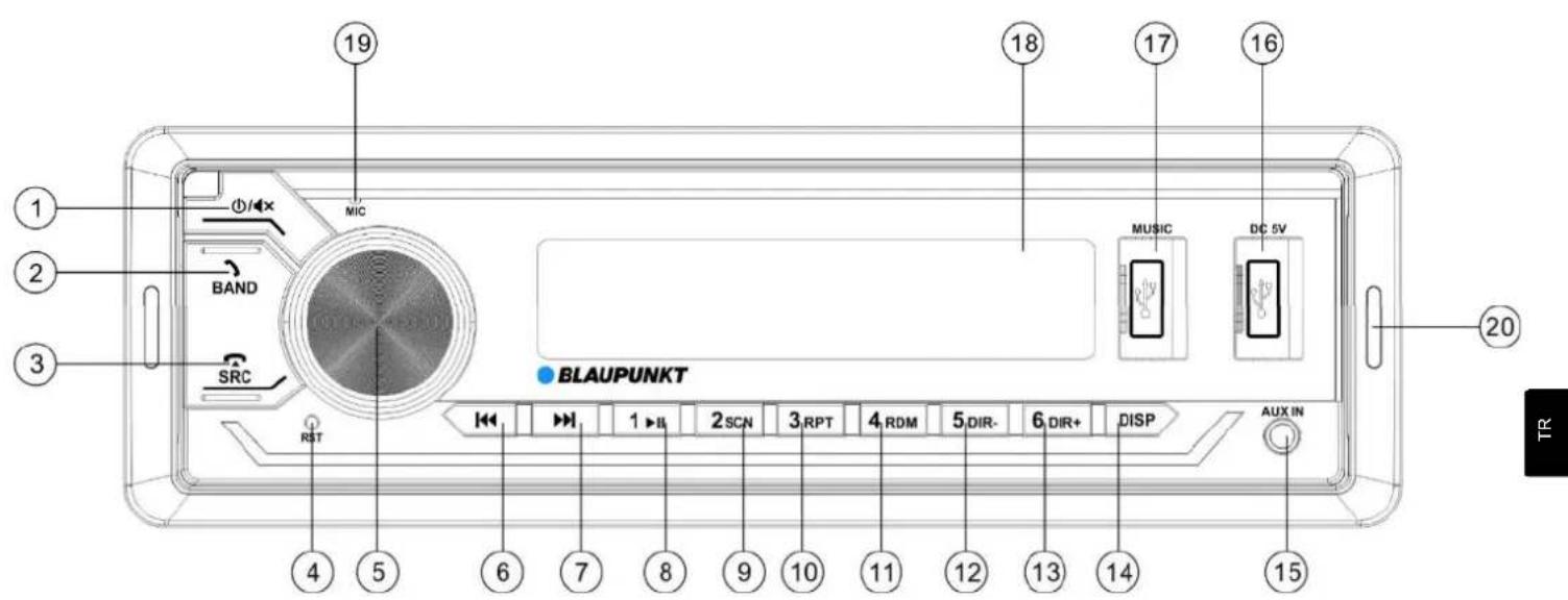 BLAUPUNKT BPA 1123 BT - Kullanım - araç radyosu - 1