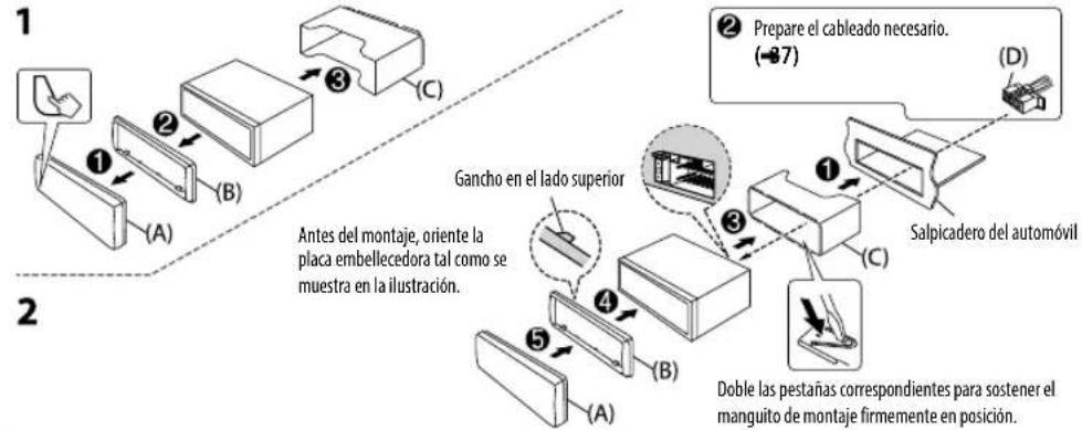 KENWOOD KMM-BT322U - INSTALACIÓN/CONEXIÓN - 1