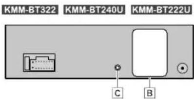 KENWOOD KMM-BT322U - Connecting external components - 3