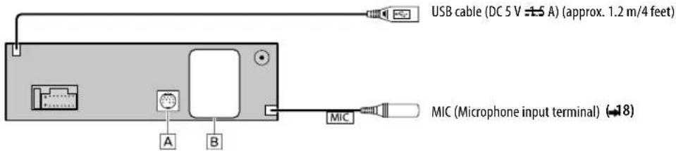 KENWOOD KMM-BT322U - Connecting external components - 1