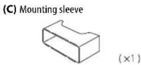 KENWOOD KDC-X302 - Part list for installation - 3
