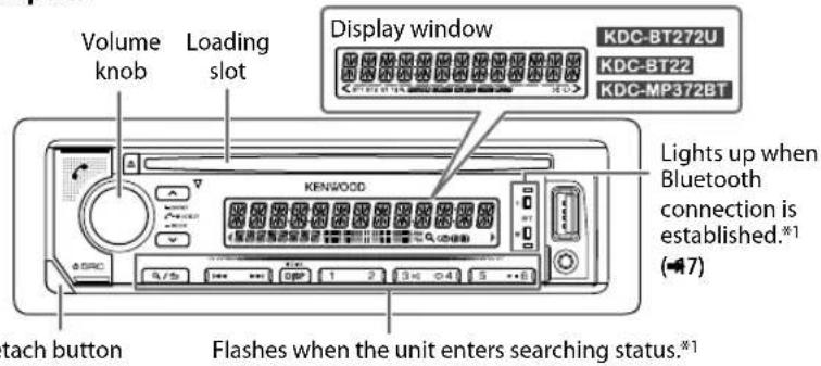 KENWOOD KDC-X302 - BASICS - 1