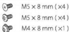 KENWOOD KDC-X302 - Part list for installation - 7