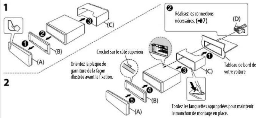 KENWOOD KDC-X302 - Procédure de base - 1