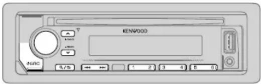 KENWOOD KDC-X302 - RADIO - 1