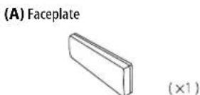 KENWOOD KDC-X302 - Part list for installation - 1