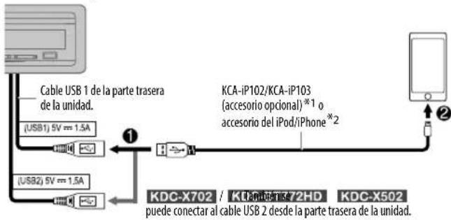 KENWOOD KDC-X502 - Preparativos: - 1