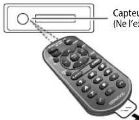 KENWOOD KDC-X502 - Télécommande (RC-406) - 1