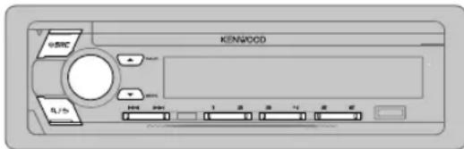 KENWOOD KDC-X502 - Preparation: - 1