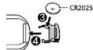 KENWOOD KDC-X502 - Comment remplacer la pile - 2
