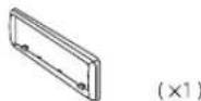 KENWOOD KMR-M318BT - Liste des pièces pour l'installation - 2