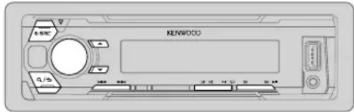 KENWOOD KMR-M318BT - BLUETOOTH — Audio - 1