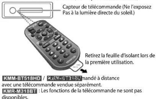 KENWOOD KMR-M318BT - FONCTIONNEMENT DE BASE - 2