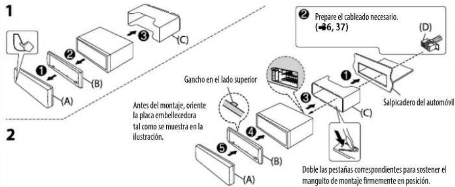 KENWOOD KMR-M318BT - INSTALACIÓN/CONEXIÓN - 1