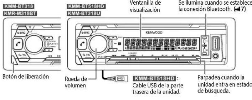KENWOOD KMR-M318BT - PUNTOS BÁSICOS - 1