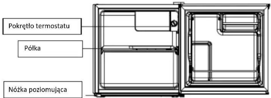 COMFEE RCD76WH2 - Nazwy componentów - 1