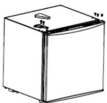 COMFEE RCD76WH2 - Zmiana kierunku otwierania drzwi - 7