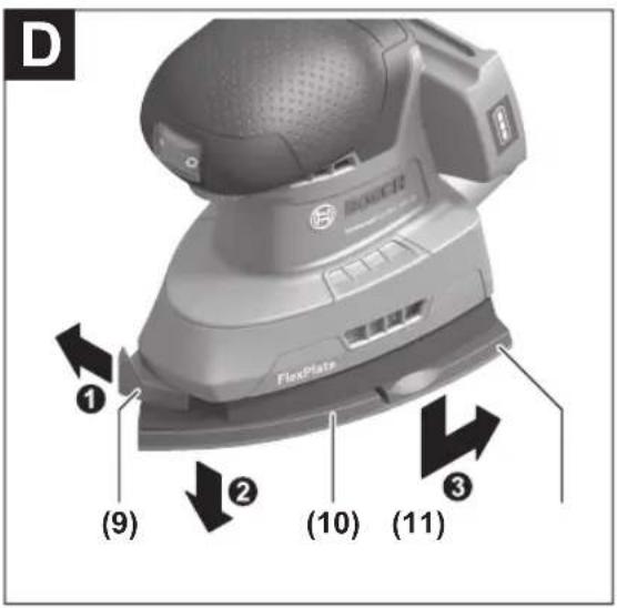BOSCH UniversalSander 18V-10 - 6