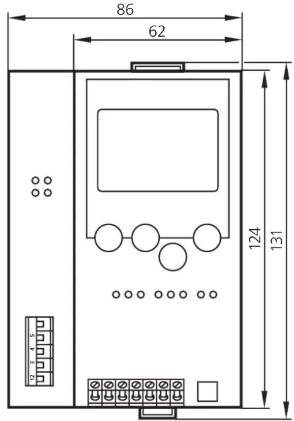 IFM AC1332 - Schéma d'encombrement - 1
