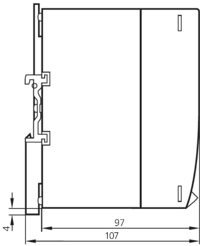 IFM AC1332 - Schéma d'encombrement - 2