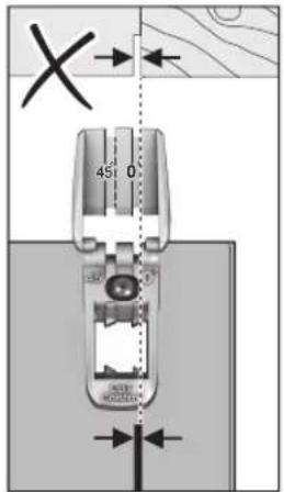 BOSCH UniversalCirc 18V-53 - Marcature di taglio (vedere Fig. E) - 1