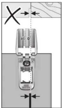BOSCH UniversalCirc 18V-53 - Značky řezu (viz obrázek E) - 1