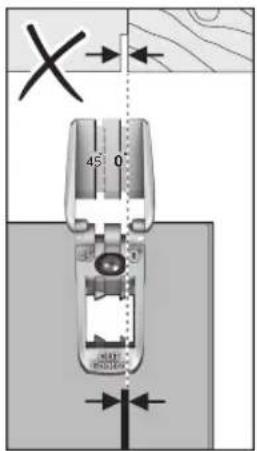 BOSCH UniversalCirc 18V-53 - Vágási jelölések (lásd a E ábrát) - 1