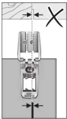BOSCH UniversalCirc 18V-53 - Метки угла пропила (см. рис. Е) - 2