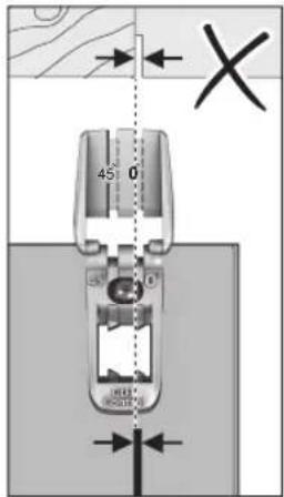 BOSCH UniversalCirc 18V-53 - Marcature di taglio (vedere Fig. E) - 2