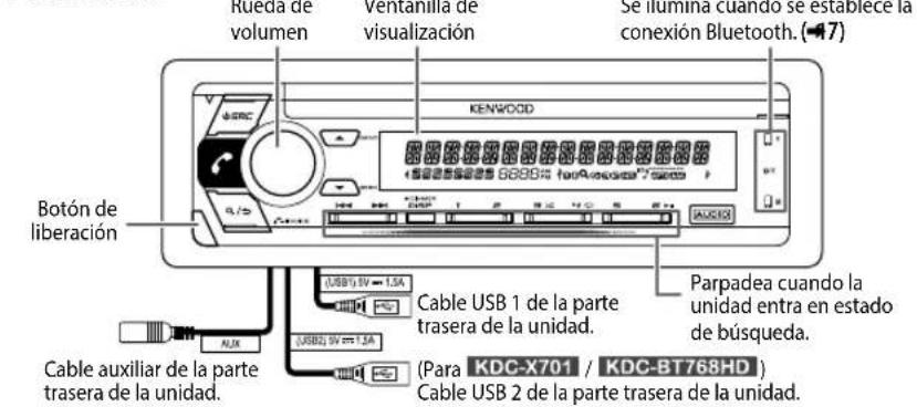 KENWOOD KMR-D768BT - PUNTOS BÁSICOS - 1