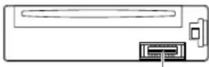 KENWOOD KMR-D768BT - Limpieza del conector - 1