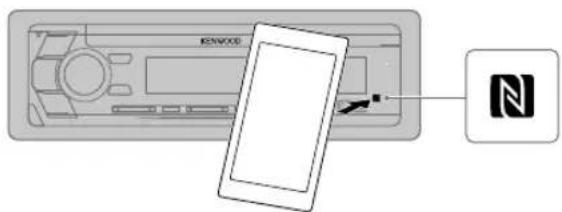 KENWOOD KMR-D768BT - Connect with a remote device by One-touch (NFC) - 1