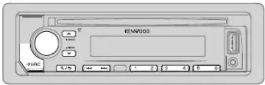 KENWOOD KDC-MP372BT - RADIO - 1