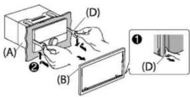 KENWOOD DPX523BT - How to remove the unit - 1