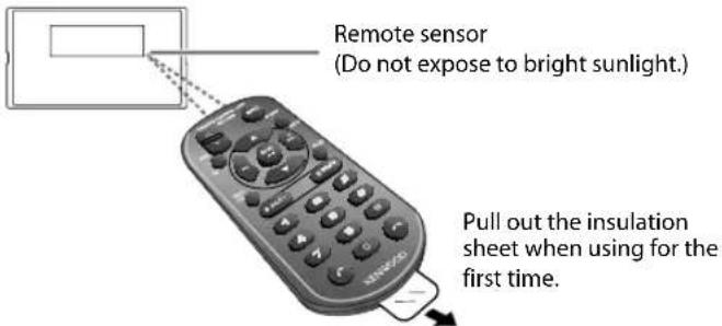 KENWOOD DPX523BT - Remote control (RC-406) (supplied for DPX523BT) - 1