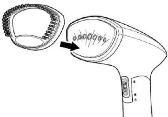 QUIGG GT-GSF-03 - c) Utiliser la Brosse textile (en option) - 2