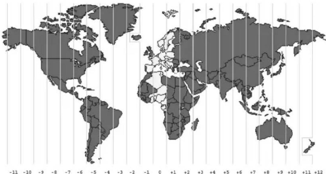 GlobalTronics GT-WS-20 - Remarque concernant les fuseaux horaires - 1