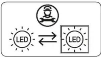 BERTAZZONI RFZ60F4FXNC - Udskiftning af LED-belysning - 2