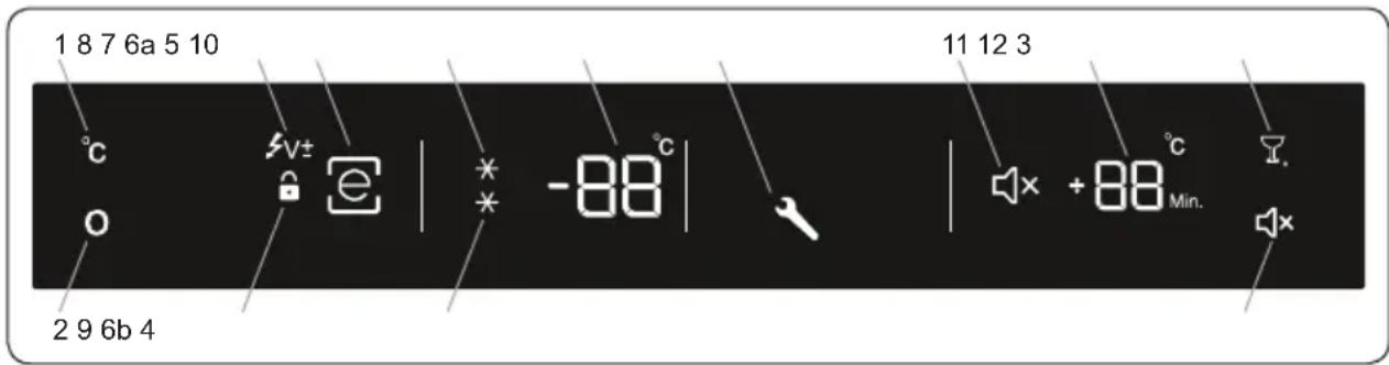 BERTAZZONI RFZ60F4FXNC - Display and Control Panel - 1