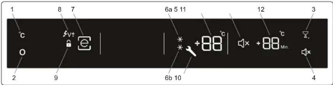 BERTAZZONI RLD60F4FXNC - Display and Control Panel - 1