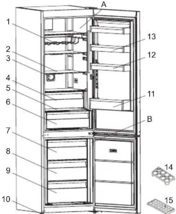 BERTAZZONI RBM60F4FXNC - DESCRIZIONE DELL'APPARECCHIO - 1